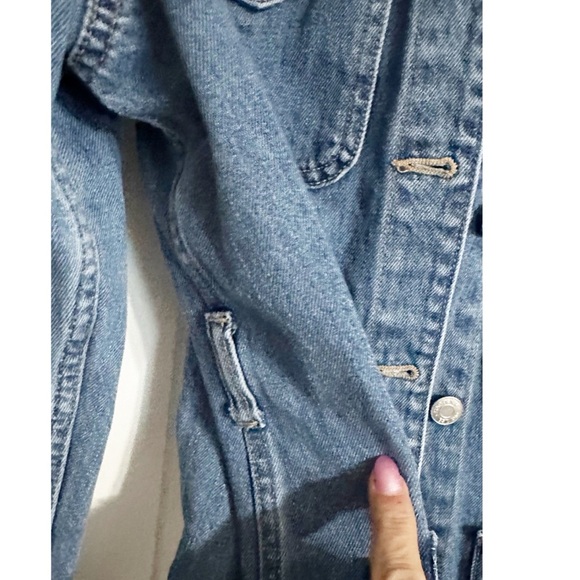 Gap Barn Style Jean Jacket Blazer Coat - Picture 6 of 7